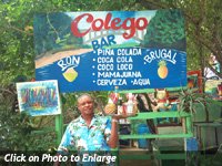 Colego Beach Bar & Restaurant in Samana, Dominican Republic. Colego Beach Bar is located under the Famous Bridges of Samana (Los Puentes) at the Local Public Beach of Samana called Playa Cayacoa just besides the Gran Bahia Principe Cayacoa Hotel Resort.