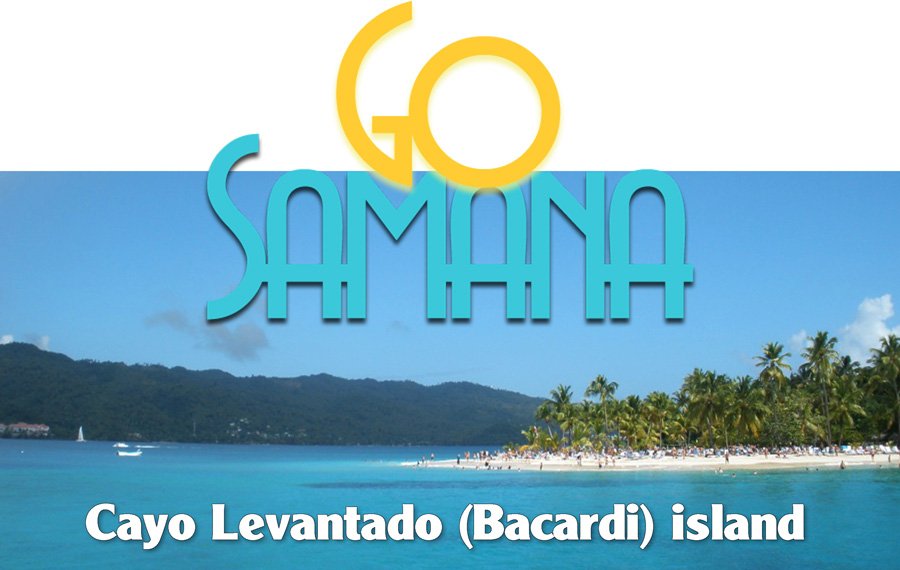 Samana Attractions - Cayo Levantado (Bacardi) island in Samana Dominican Republic.